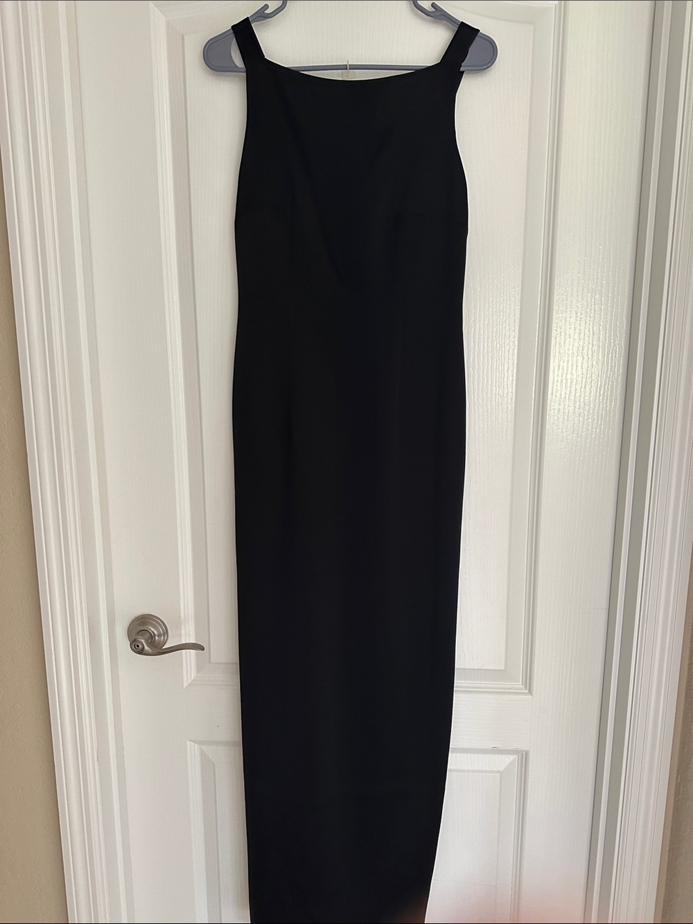 Tahari Black Sleeveless Maxi Dress